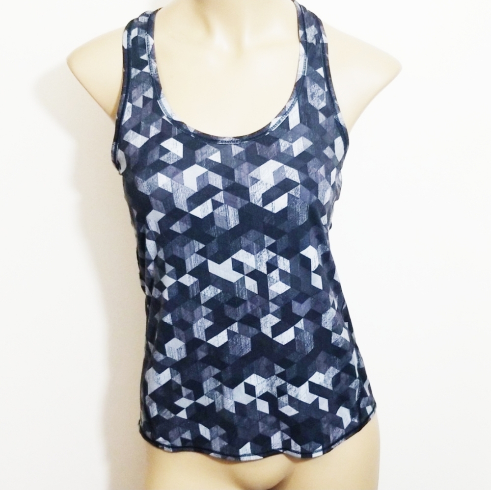 ATHLETA Black/ Grey Sleeveless Top Size Size XS